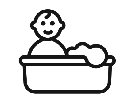 شستشوی بدن کودکان